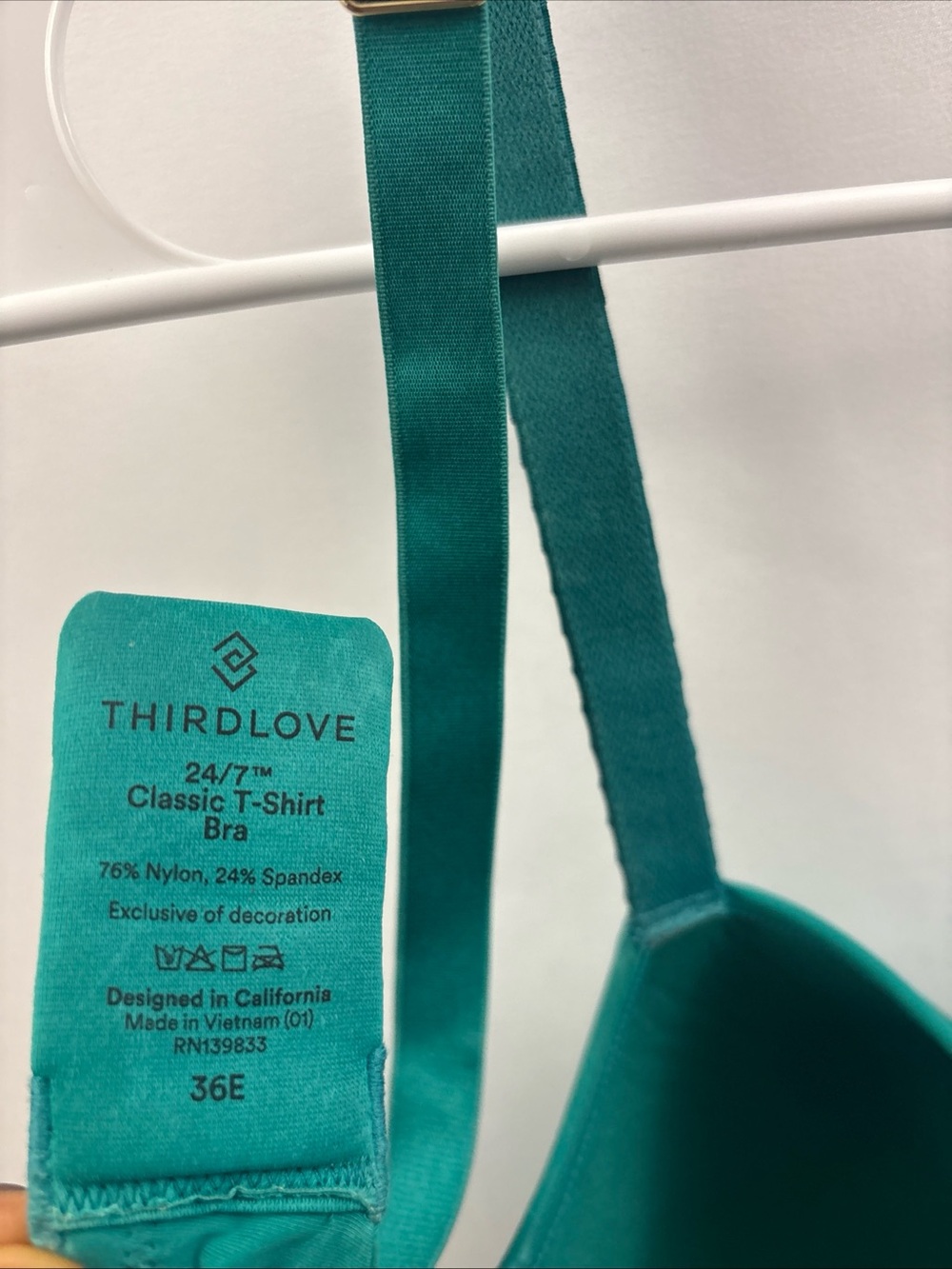 ThirdLove Bra Women 24/7 Classic T-Shirt Bra 36E Underwire Emerald Green - Picture 11 of 11